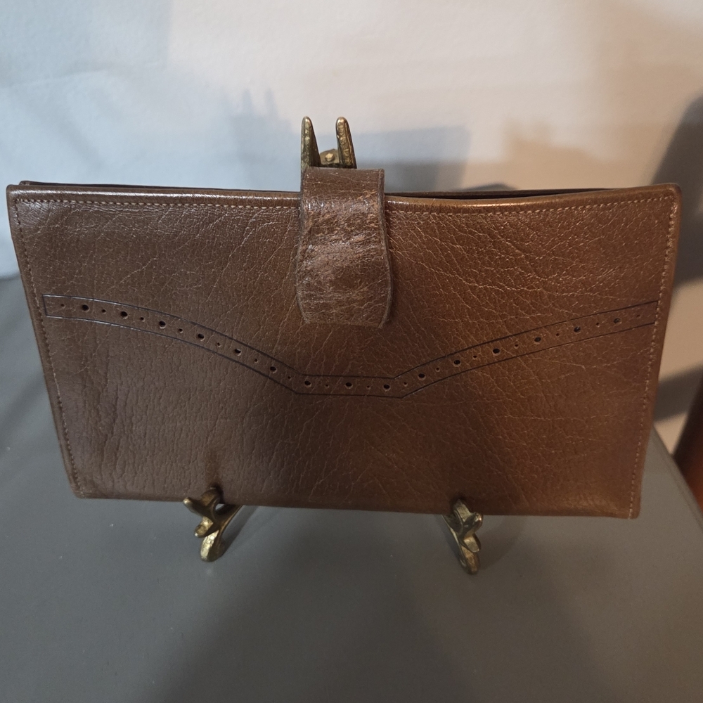 Princess GARDNER VINTAGE Brown Leather Long Wallet